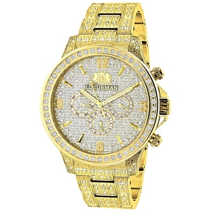 Authentic Luxurman Diamond Watches for Men and Women Up to 80% Off