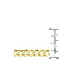 Solid 14k Gold Curb Comfort Chain For Men LUXURMAN