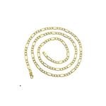 Hollow 10k Gold Figaro Chain For Men and Women 5.5