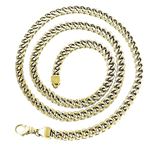 14k Yellow Gold Hollow Franco Chain 7mm Wide Neckl