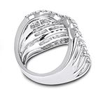 Cocktail Rings: Ladies Carat Diamond Ring 14k Whit