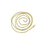 Solid 14k Gold Rope Chain For Men and Women LUXURM