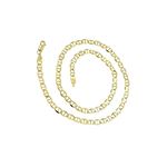 Solid 10k Gold Mariner Chain For Men and Women LUX