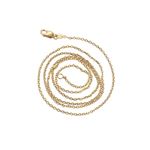 Solid 14k Gold Cable Chain For Men and Women LUXUR