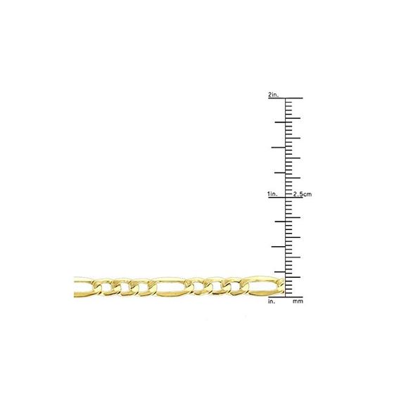 Hollow 14k Gold Figaro Chain For Men and Women 5.5