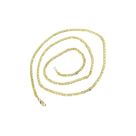 Solid 14k Gold Mariner Chain For Men and Women LUX