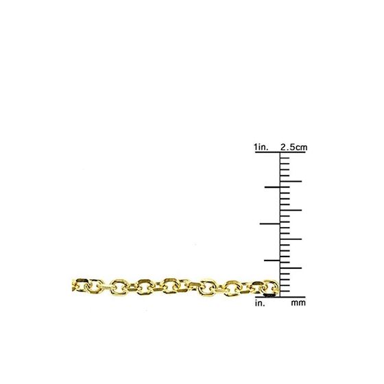 Solid 14k Gold Cable Chain For Men and Women LUXUR