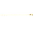 Solid 14k Gold Cable Oval Chain For Women LUXURMAN