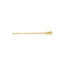 Solid 14k Gold Bead Diamond Cut Chain For Men and 