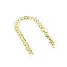 Solid 14k Gold Curb Comfort Chain For Men and Wome