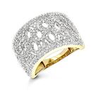 Diamond Fashion Rings: 14K White Gold Diamond Ring