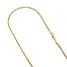 14k Yellow Gold Hollow Franco Chain 3mm Wide Neckl