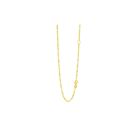 Solid 14k Gold Singapore Extendable Chain For Wome