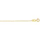 Solid 14k Gold Cable Round Chain For Women LUXURMA