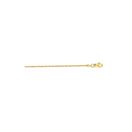 Solid 14k Gold Sparkle Chain For Women LUXURMAN 1.