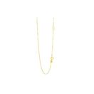 Solid 14k Gold Box Classic Extendable Chain For Wo