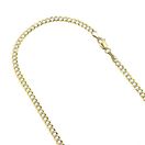 Solid 10K Yellow Gold Italy Cuban Curb Link Chain 