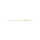 Solid 14k Gold Cable Extendable Chain For Women LU