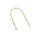 Hollow 14k Gold Figaro Chain For Men and Women 6.5