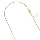 Solid 14k Gold Cable Adjustable Chain For Men and 