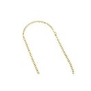 Hollow 14k Gold Curb Chain For Men and Women 5.5mm