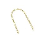 Hollow 10k Gold Figaro Chain For Men and Women 6.5