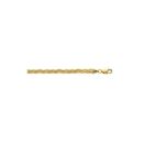 Solid 14k Gold Braided Fox Chain For Women LUXURMA