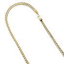 10k Yellow Gold Hollow Franco Chain 7mm Wide Neckl