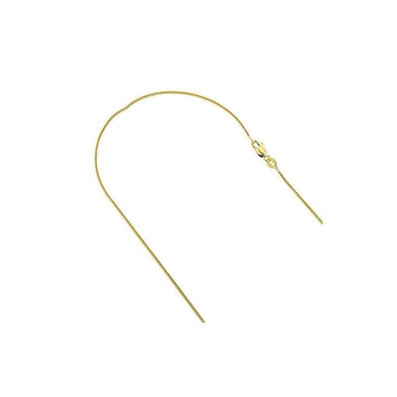 Solid 14k Gold Franco Chain For Men and Women LUXU
