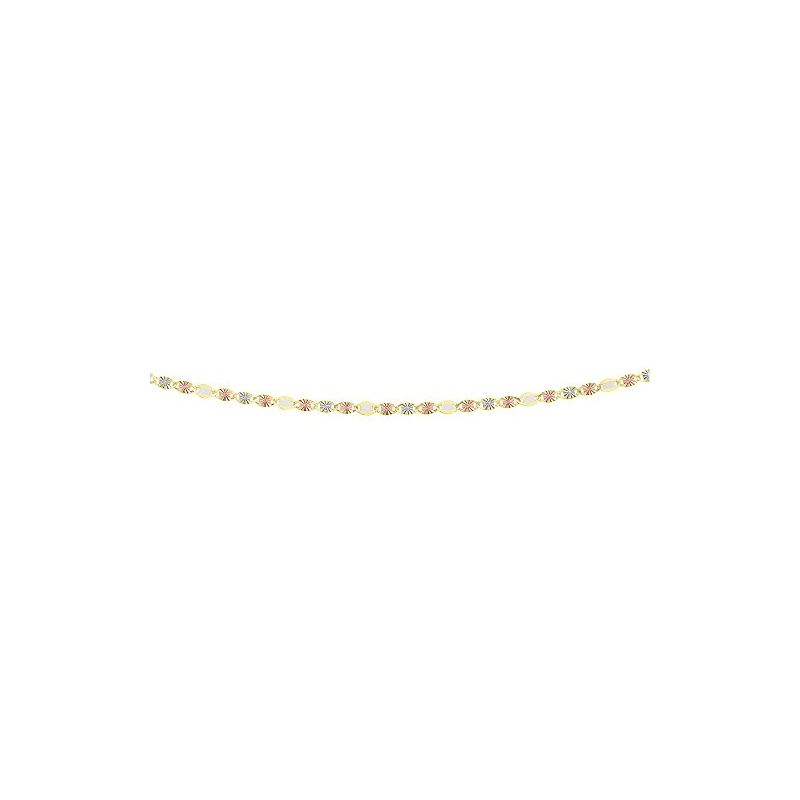 Solid 14k Gold Valentino Chain For Women LUXURMAN 