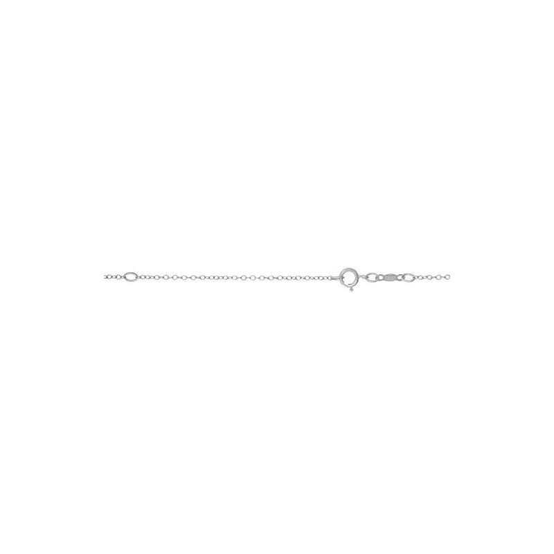 Solid 14k Gold Cable Round Extendable Chain For Wo