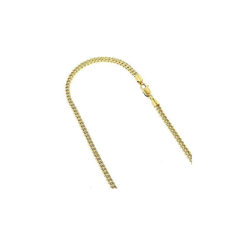 10k Yellow Gold Hollow Franco Chain 3.5mm Wide Nec