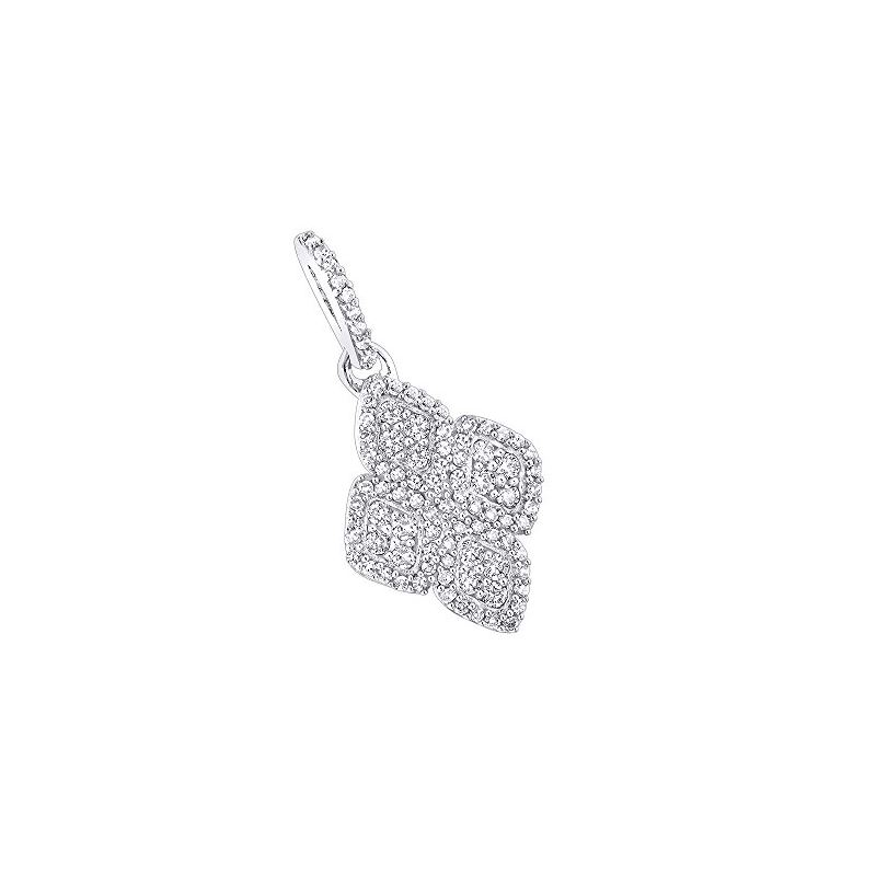 14K Gold Ladies Diamond Pendant by LUXURMAN (0.4 C