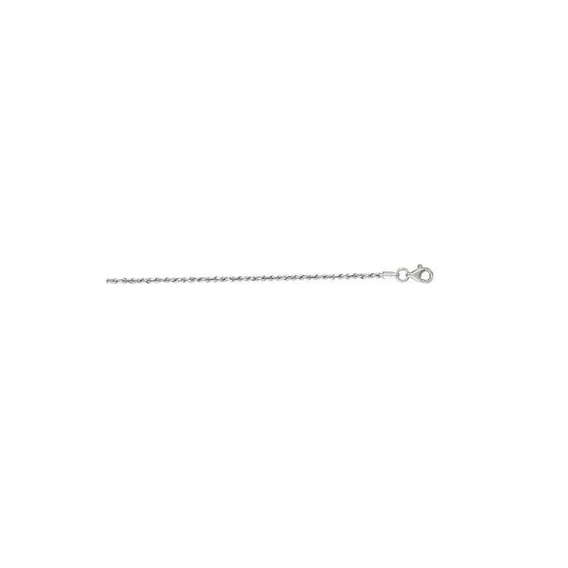 Solid 10k Gold Rope Diamond Cut Chain For Men and 