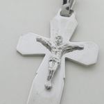 Fancy jesus cut crucifix cross pendant SB39 37mm tall and 21mm wide 2