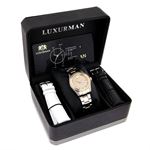 Luxurman Tribeca Two Tone Rose Gold Plated Women