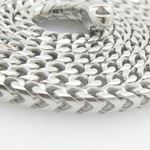 Mens .925 Italian Sterling Silver Franco Link Chain Length - 30 inches Width - 3mm 2