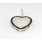 Sterling Silver Ladies Fashion Heart Pendant MP09301 2