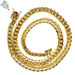 "10K YELLOW Gold MIAMI CUBAN SOLID CHAIN - 30"" Long 10.2X4MM Wide 2"