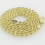 10K Yellow Gold rope chain GC7 2