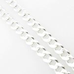 Silver Curb link chain Necklace BDC88 2