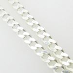 Silver Curb link chain Necklace BDC66 2