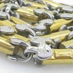 Mens 316L Stainless steel franco box ball wheat curb popcorn rope fancy hand made link chain BDC4 2