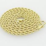 10K Yellow Gold rope chain GC13 2