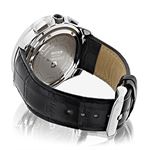 Diamond Watches For Men: Centorum Falcon 0.55ct Black Dial Leather Band 2