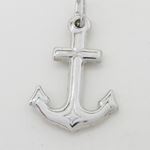 Anchor silver pendant SB56 30mm tall and 17mm wide 4