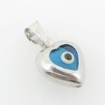 womens bp134 kabbalah evil eye .925 Sterling Silver good luck charm pendant 2