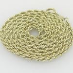 10K Yellow Gold rope chain GC18 2