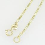 10K Yellow Gold figaro chain GC98 4