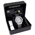 LUXURMAN Mens Real Diamond Watch 0.25Ct-4